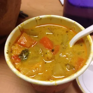 Shrimp Curry Soup