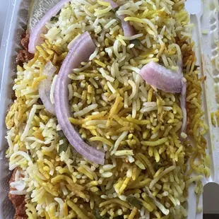 Pandu Mirapakaya Chicken Biryani