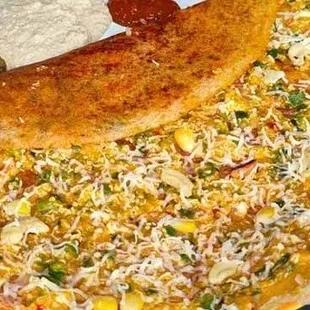 Paneer Cheese corn Dosa