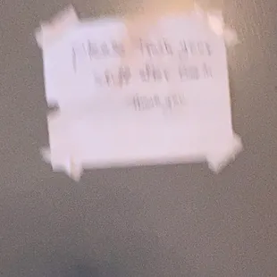 Throw your own trash and plates after dining paper