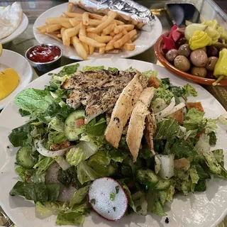 Fattoush Salad with Chicken