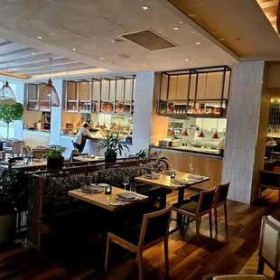Dining area and kitchen