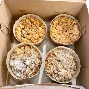 Coffee and Blueberry cakes