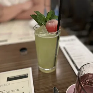a woman sitting at a table