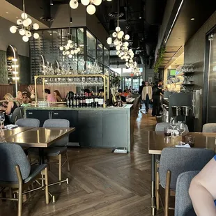 Interior of the restaurant