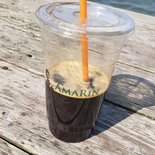 Vietnamese Ice Coffee   Stronnngggg and packed with a punch!! Just right.