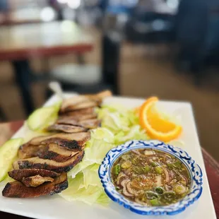 Heavenly Grilled Pork Neck