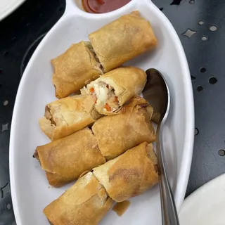 Vegetarian Crisped Spring Rolls