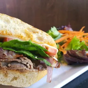 Lookin&apos; for a spicy panini? Try our Flamin&apos; Roast Beef