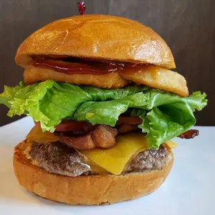 Smokehouse all-natural burger