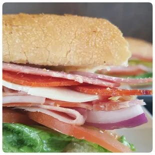 My absolute favorite: The Toasty Italian. The Amarith ALL NATURAL Italian made with Boar&apos;s Head meats &amp; cheeses is a tasty favorite for all.