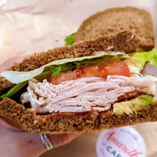 Turkey Bacon Avocado Sandwich