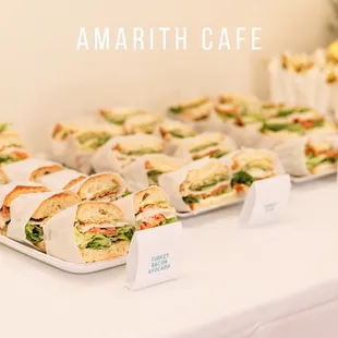 I purchased Amarith Cafe for my parents&apos; 85th Birthday Party.  Delicious food and beautiful packaging!  
 Ester, Hannah &amp; Sana are great!
