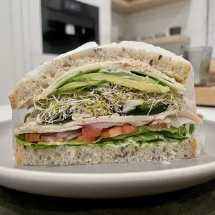 The &quot;Ultimate Amarith sandwich&quot; I could eat this every day! So fresh and satisfying. The perfect lunch sando or grab and go for the beach.