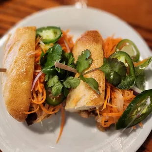 Pork baguette,  highly recommended!