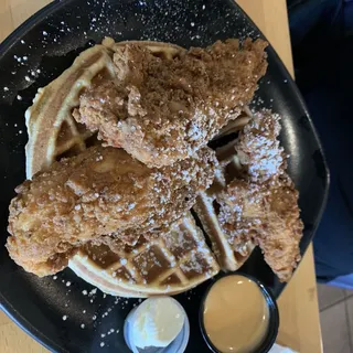 Chicken & Waffles Plate