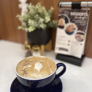Lavender latte