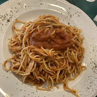 Spaghetti with meat sauce