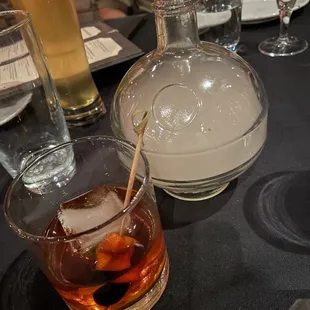 Smoked old fashioned