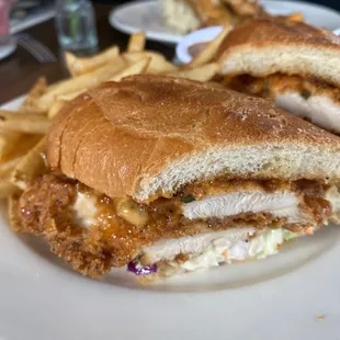 Crispy chicken sandwich - definitely the best chicken sandwich I've ever had!