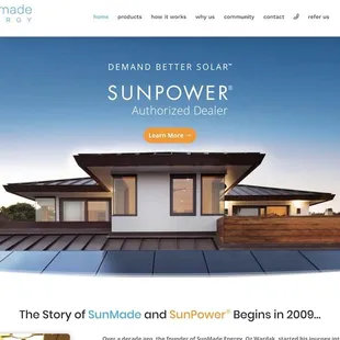 New website for our friends @ SunMade Energy