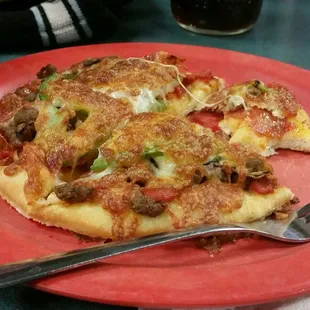 7&quot; combo pizza