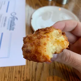 Complimentary Bread and yummy cheese thingy