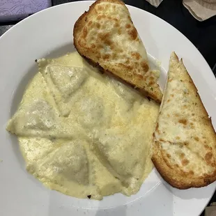 Feta Spinach Triangles Pasta