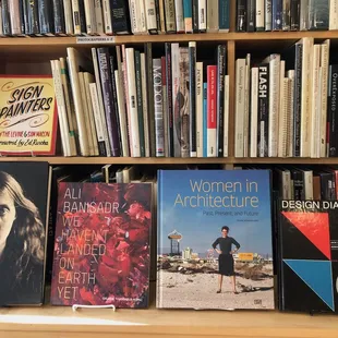Books on Design, Architecture, Fashion, Photography, Graphics, and the list goes on...