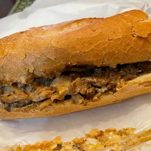 Mushroom &amp; steak - got the smallest possible size &amp; it was still a lot!