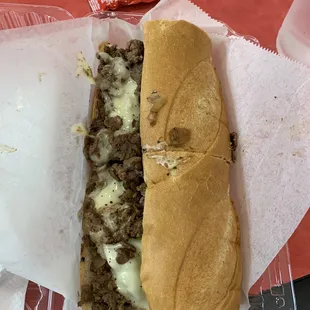 2. Cheese Steak Sandwich