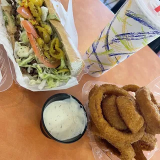 4. Cheese Steak Hoagie