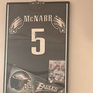 Number 5 on your jersey, number 1 in your heart. Rockin' the 5!