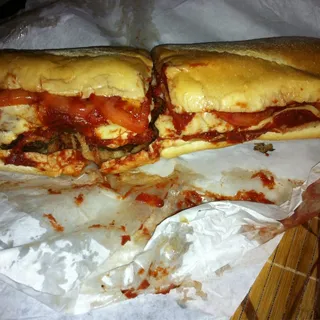 32. Meatball Parmesan Sandwich