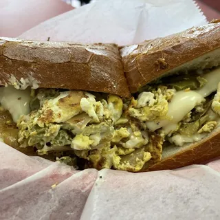 33. Pepper and Egg Sandwich