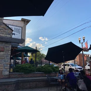 View from outdoor patio