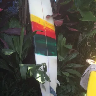 Same board epoxy broken half showing bottom