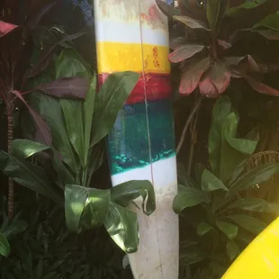 Longboard  broken in half epoxy put together