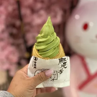 Matcha Taiyaki Soft Serve