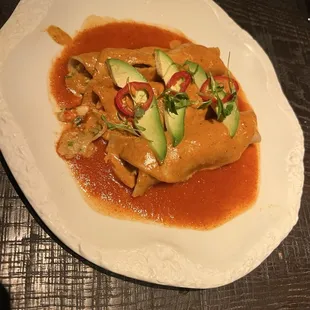Lobster Enchiladas