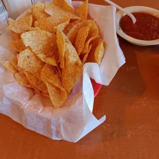 Chips and salsa are the bomb...