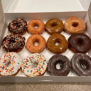  variety of donuts
