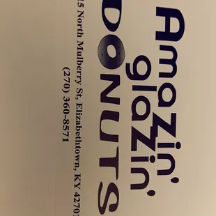 Business label to assure it&apos;s the definitive location.