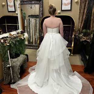 Last fitting before wedding.
