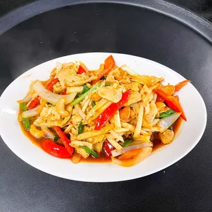 Cashew Nut Chicken.