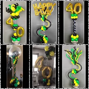 Custom table centerpiece designs.