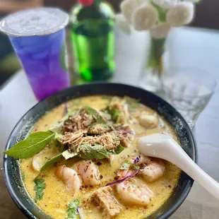 Shrimp Laksa Noodles
