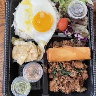 B4. Amazing Basil Pork w/ Rice B4.