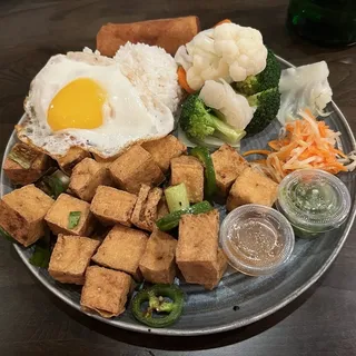 Vegan Thai Basil Tofu Rice