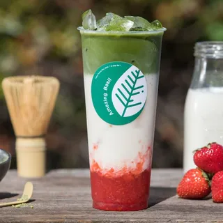 S4 Strawberry Uji Matcha Latte